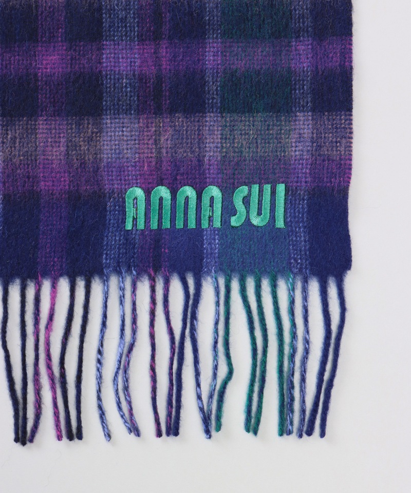 ANNA SUI（アナ スイ）】ウールチェックストール(WASH)ブランド別