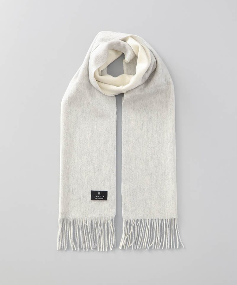 LANVIN コレクション　100%カシミヤ　マフラー ドイツ製 LANVIN COLLECTION（ランバン コレクション） 】カシミヤ100