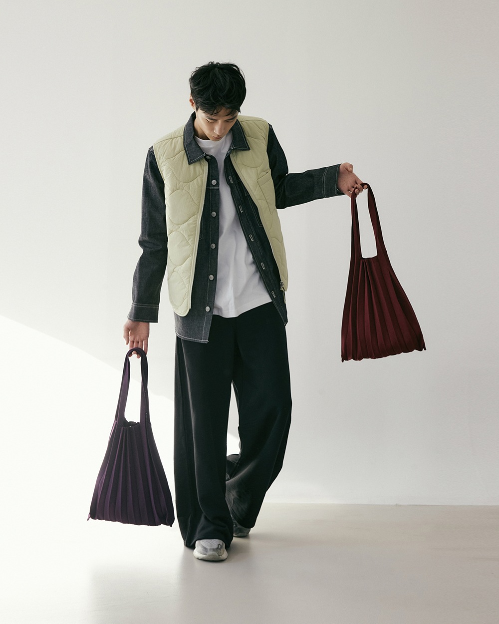 PLEATS MAMA(プリーツママ)】SHOULDER BAG ショルダーバッグ