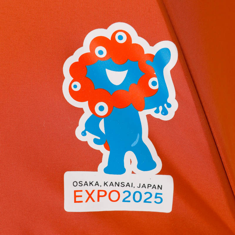 EXPO2025ミャクミャクワンポイント雨傘(折りたたみ傘)🄫Expo 2025