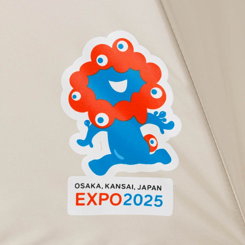 EXPO2025ミャクミャクワンポイント雨傘(折りたたみ傘)🄫Expo 2025