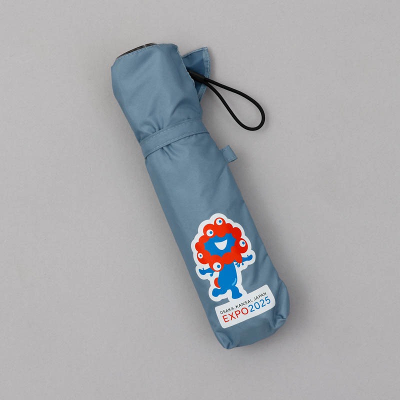 EXPO2025ミャクミャクワンポイント雨傘(折りたたみ傘)🄫Expo 2025