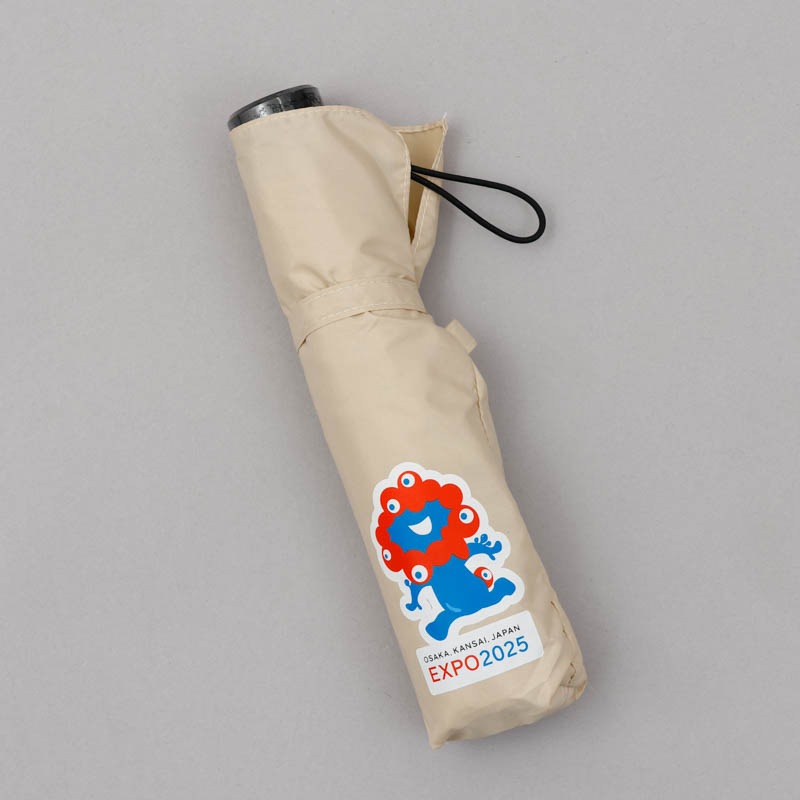 EXPO2025ミャクミャクワンポイント雨傘(折りたたみ傘)🄫Expo 2025