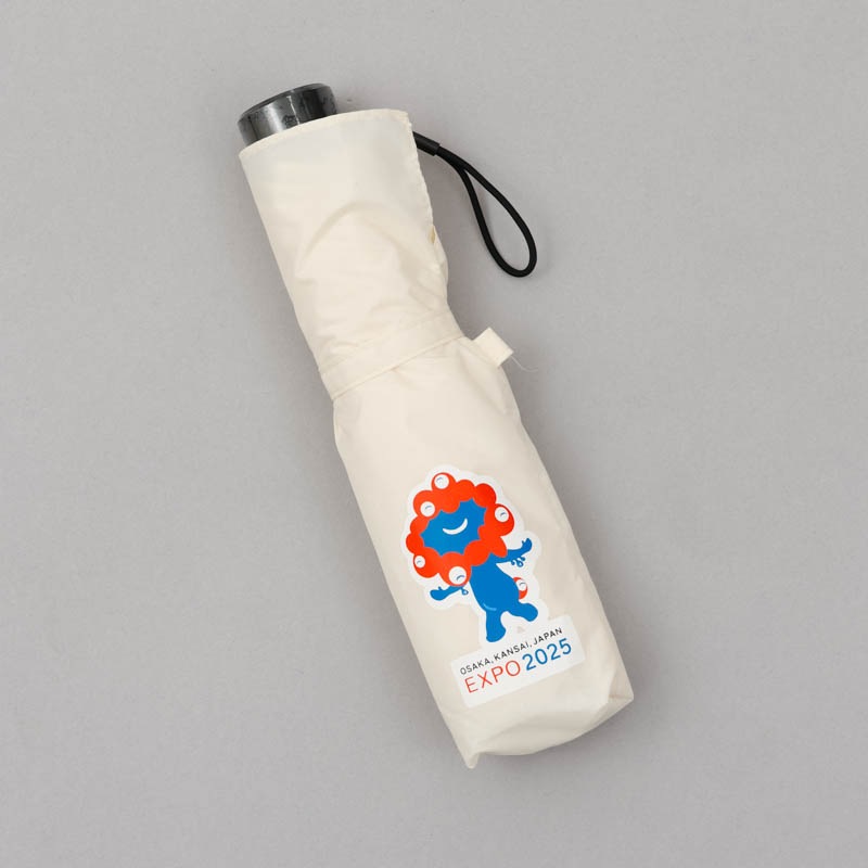 EXPO2025ミャクミャクワンポイント雨傘(折りたたみ傘)🄫Expo 2025