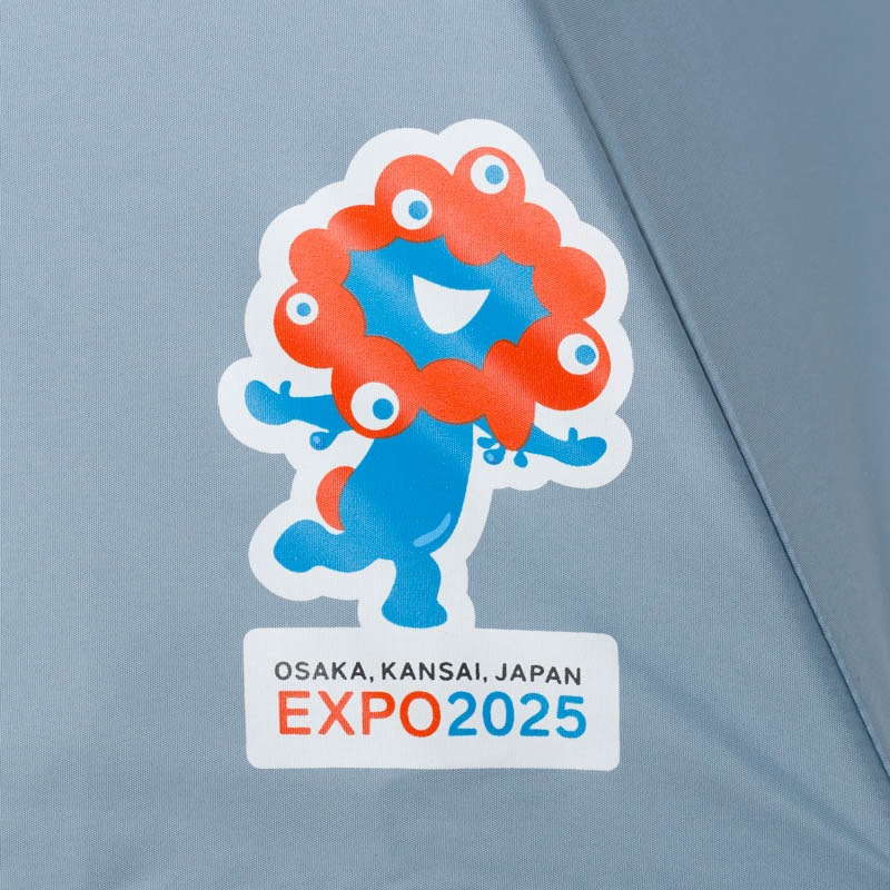 EXPO2025ミャクミャクワンポイント雨傘(折りたたみ傘)🄫Expo 2025