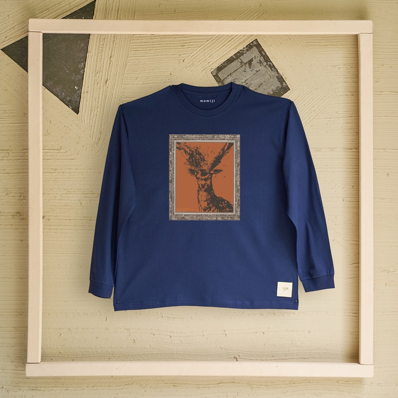 【 momiji 】 Long sleeve T the Art -牡鹿-
