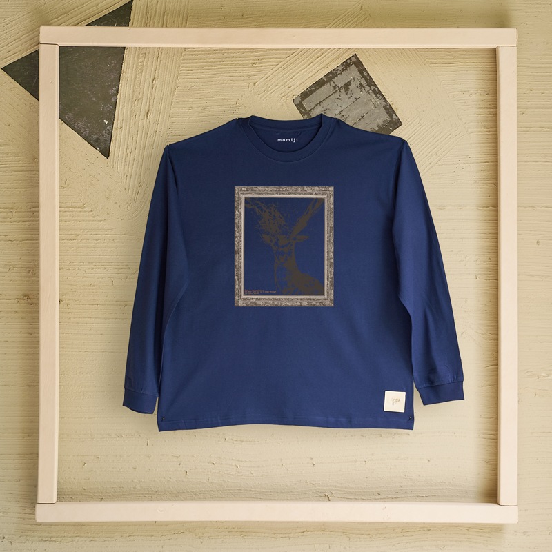 【 momiji 】 Long sleeve T the Art -牡鹿-