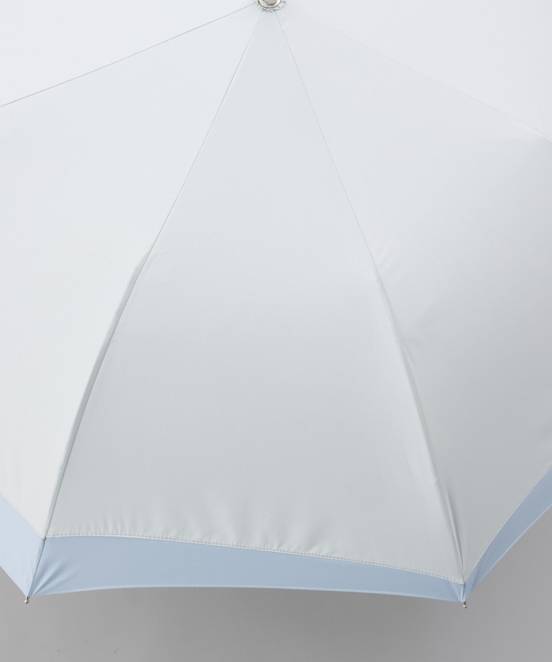 【 BLAO（ブラオ）】サマーシールド　変形切継ぎ晴雨兼用傘(折りたたみ)