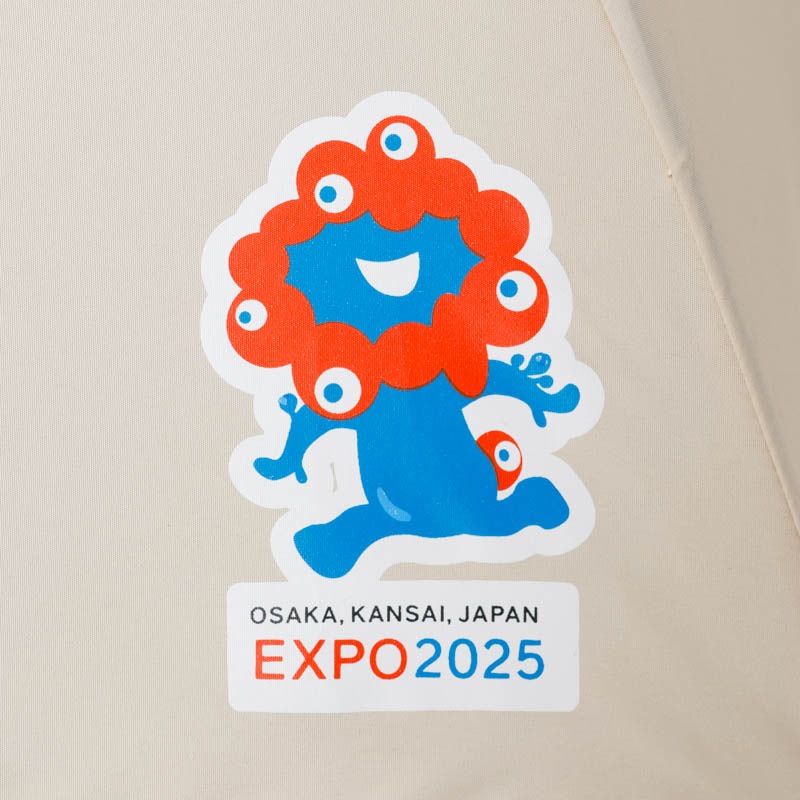 【2026年1月23日～順次発送】EXPO2025ミャクミャクワンポイント雨傘(自動開閉折りたたみ傘)🄫Expo 2025