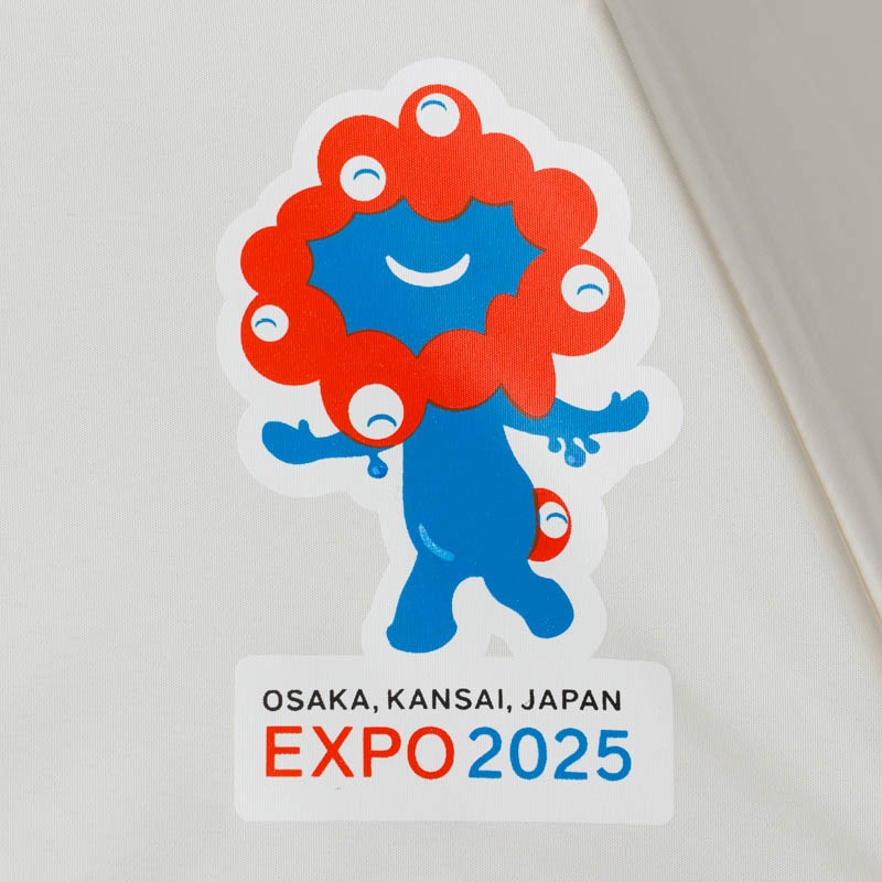 【2026年1月23日～順次発送】EXPO2025ミャクミャクワンポイント雨傘(自動開閉折りたたみ傘)🄫Expo 2025