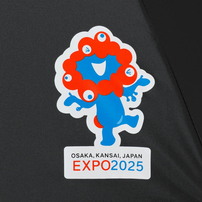 【2026年1月23日～順次発送】EXPO2025ミャクミャクワンポイント雨傘(自動開閉折りたたみ傘)🄫Expo 2025