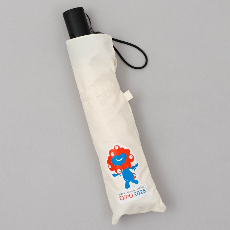 【2026年1月23日～順次発送】EXPO2025ミャクミャクワンポイント雨傘(自動開閉折りたたみ傘)🄫Expo 2025