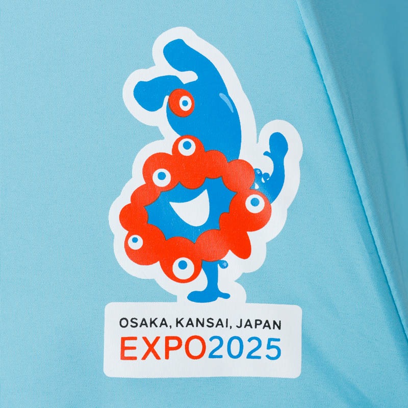 【2026年1月23日～順次発送】EXPO2025ミャクミャクワンポイント雨傘(自動開閉折りたたみ傘)🄫Expo 2025