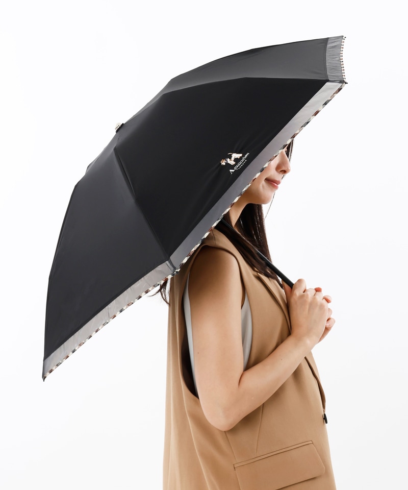 【未使用】アクアスキュータム 折り畳み傘 1級 サマーシールド ジオメトリック Aquascutum アクアスキュータム AQUASCUTUM 日傘 折りたたみ