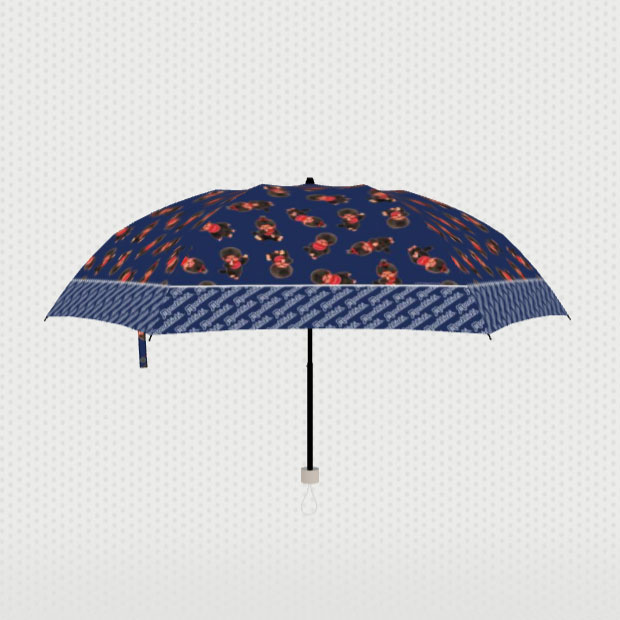 【モンチッチ】 レトロフォト雨傘(折りたたみ) 当ストア限定 受注生産品
