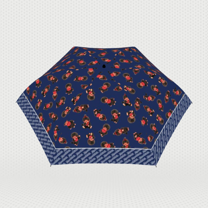 【モンチッチ】 レトロフォト雨傘(折りたたみ) 当ストア限定 受注生産品