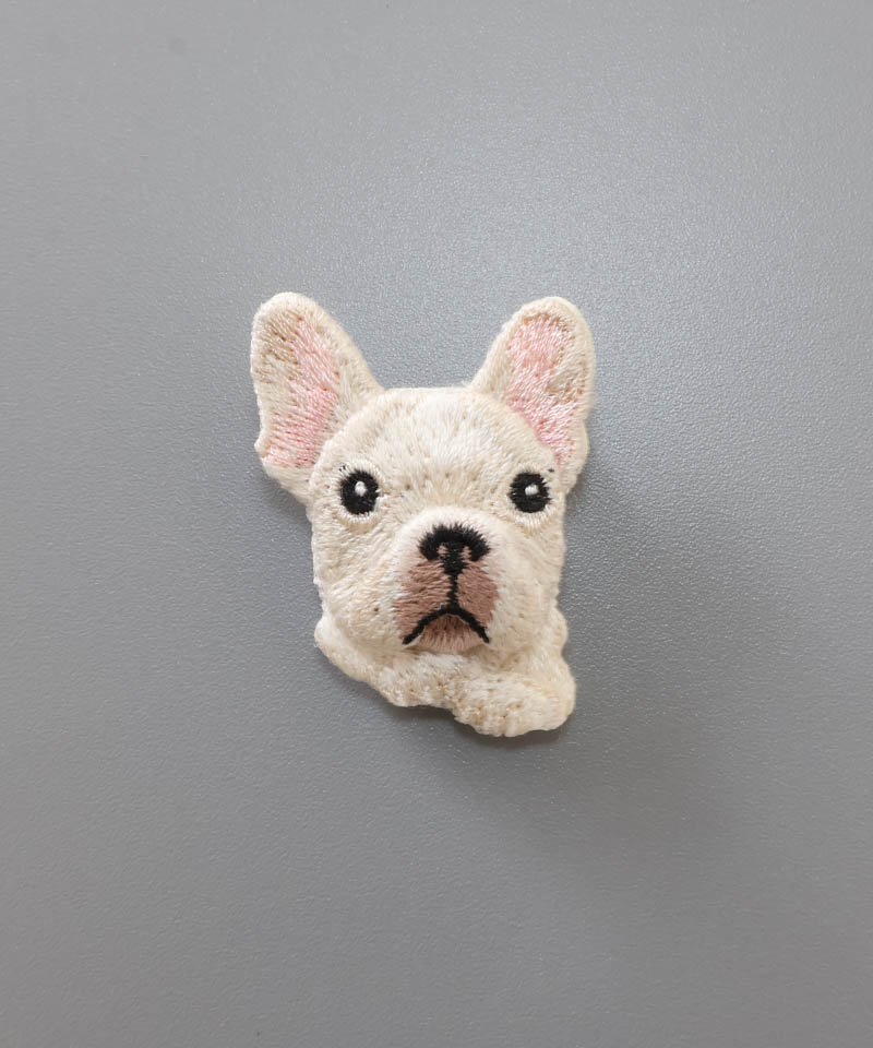 【 LM （エルム）】 ブローチ（フレンチブルドッグ）