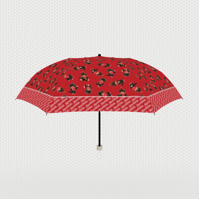 【モンチッチ】  レトロフォト雨傘(折りたたみ)当ストア限定受注生産品