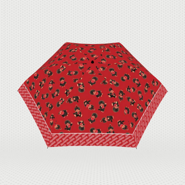 【モンチッチ】  レトロフォト雨傘(折りたたみ)当ストア限定受注生産品
