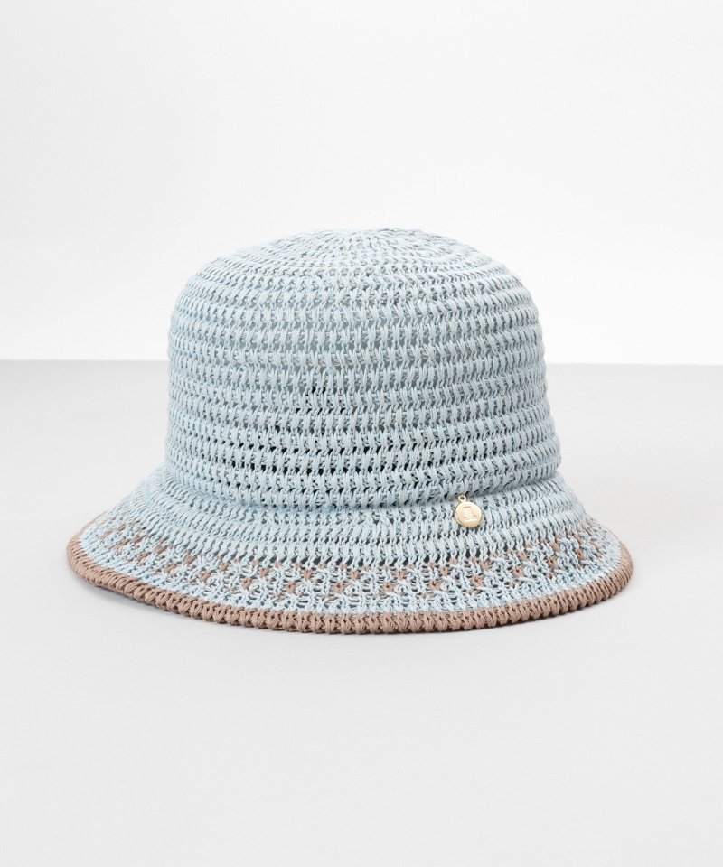 【 LANVIN en Bleu （ランバン オン ブルー）】天然風サーモダウンハット