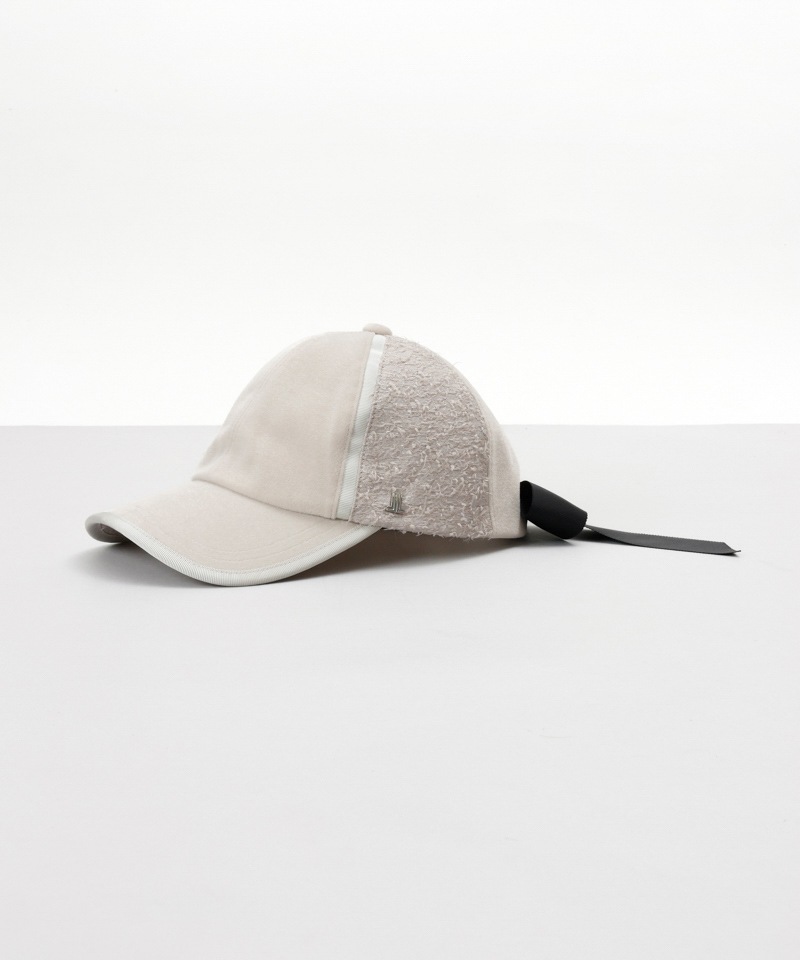 LANVIN en Bleu （ランバン オン ブルー）】ベロアリボンキャップ