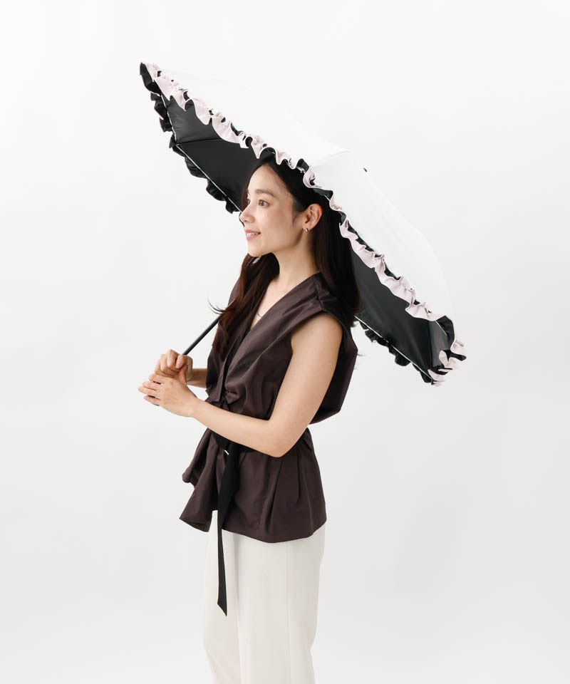 BLAO（ブラオ）】最強級遮熱サマーシールド フリル晴雨兼用傘