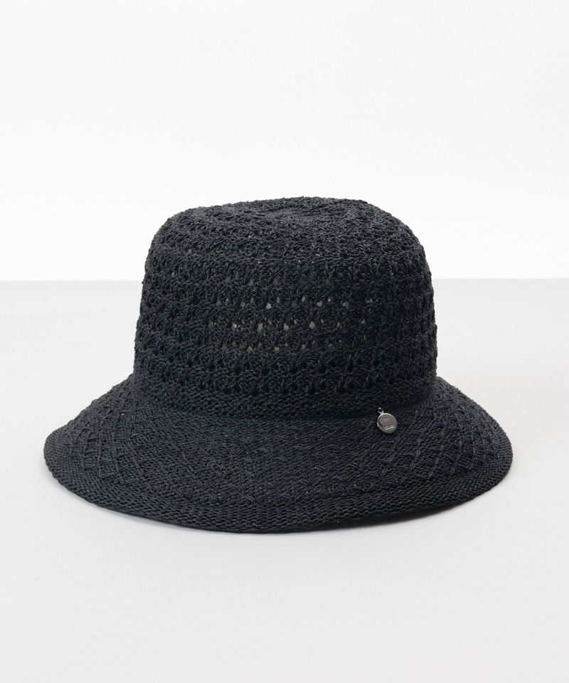 【 LANVIN en Bleu （ランバン オン ブルー）】天然風サーモクロッシェハット