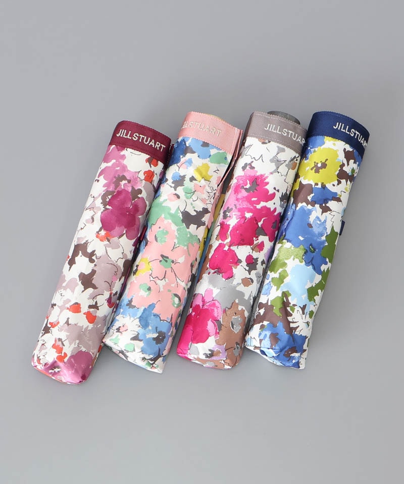 【 JILL STUART（ジル スチュアート）】レトロフラワーオールシーズン傘（折りたたみ傘）