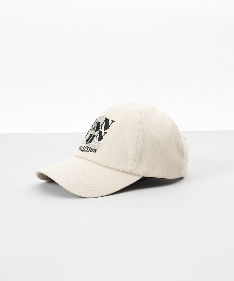 【 LANVIN COLLECTION（ランバン コレクション） 】ＪLロゴ刺しゅうキャップ
