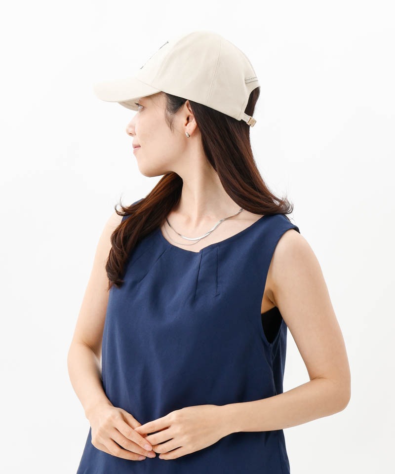 【 LANVIN COLLECTION（ランバン コレクション） 】ＪLロゴ刺しゅうキャップ