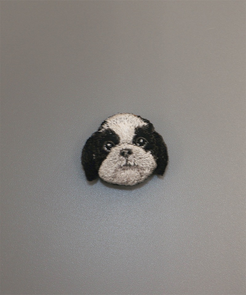 【 LM （エルム）】 ブローチ（シーズー）