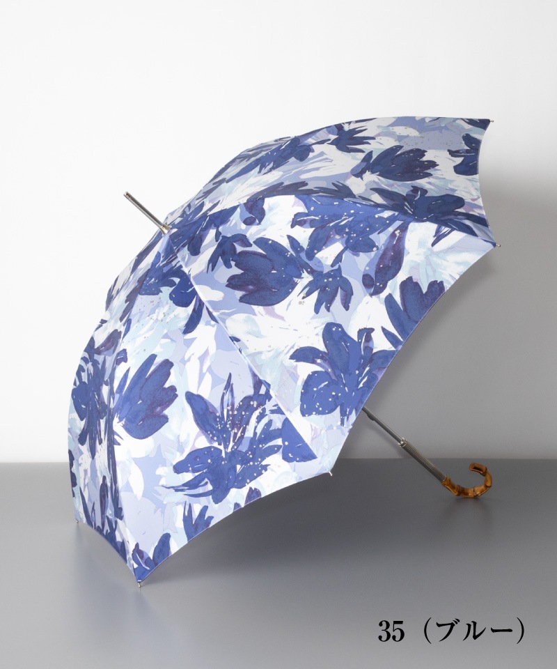 【 JILL STUART（ジル スチュアート）】 ビッグフラワープリント雨傘（長傘）