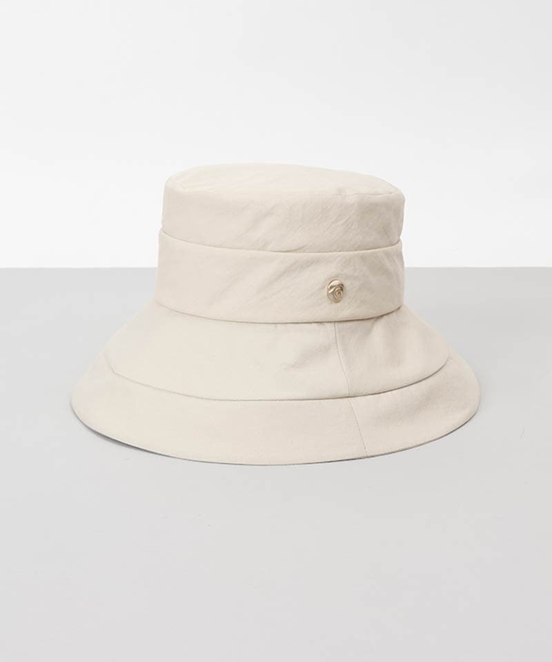 LANVIN COLLECTION(ランバン コレクション) 】綿麻キャペリンハット LANVIN COLLECTION(ランバン コレクション) 】綿麻キャペリンハット