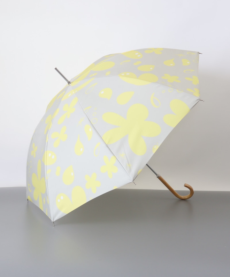 【 クリエイターズ マーケット 】 大江 由佳　lala　-lemon yellow umbrella-（雨傘）受注生産品