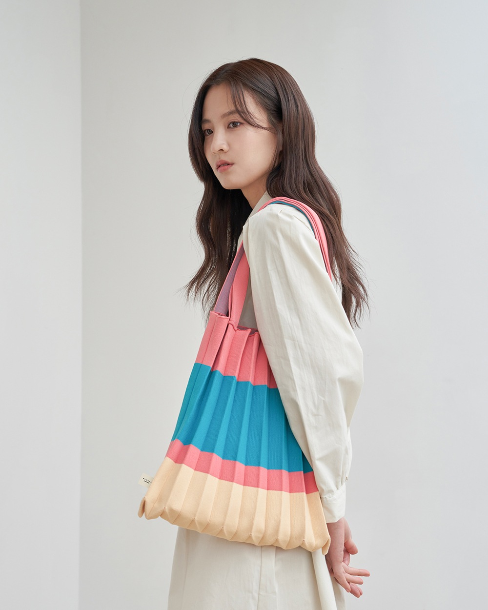 【PLEATS MAMA(プリーツママ)】SHOULDER BAG BLOCK ショルダーバッグブロック