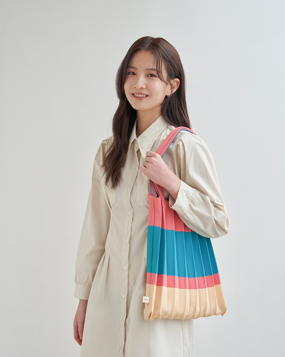 【PLEATS MAMA(プリーツママ)】SHOULDER BAG BLOCK ショルダーバッグブロック
