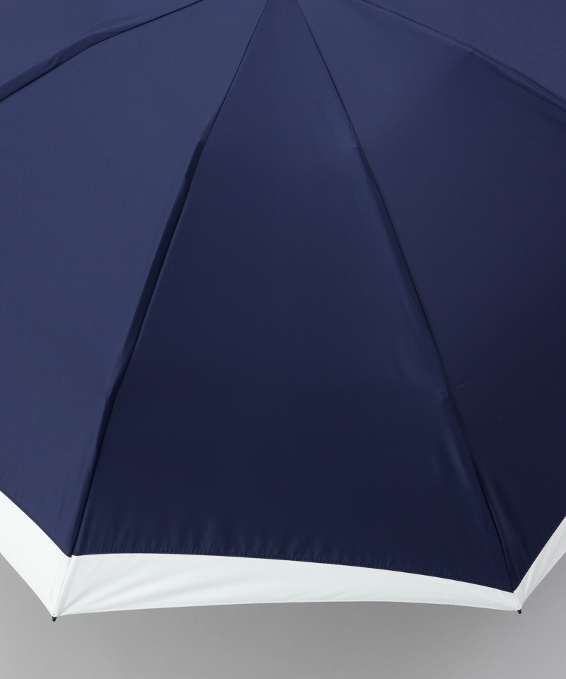 【 BLAO（ブラオ）】サマーシールド　変形切継ぎ晴雨兼用傘(折りたたみ)