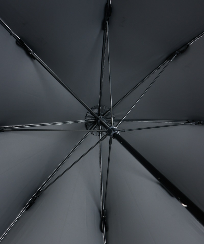 【Ungrid（アングリッド）】無地ロゴワンポイントプリント晴雨兼用傘（長傘）