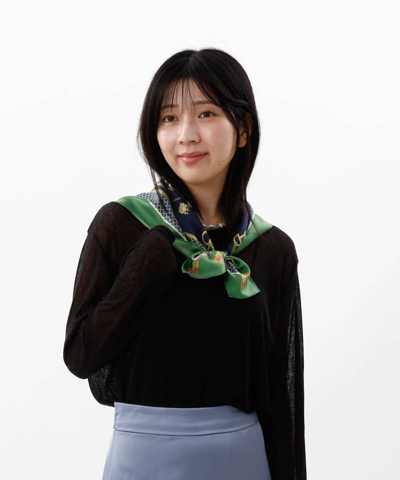 Aquascutum（アクアスキュータム）】シルクプリントセミスカーフ(WASH