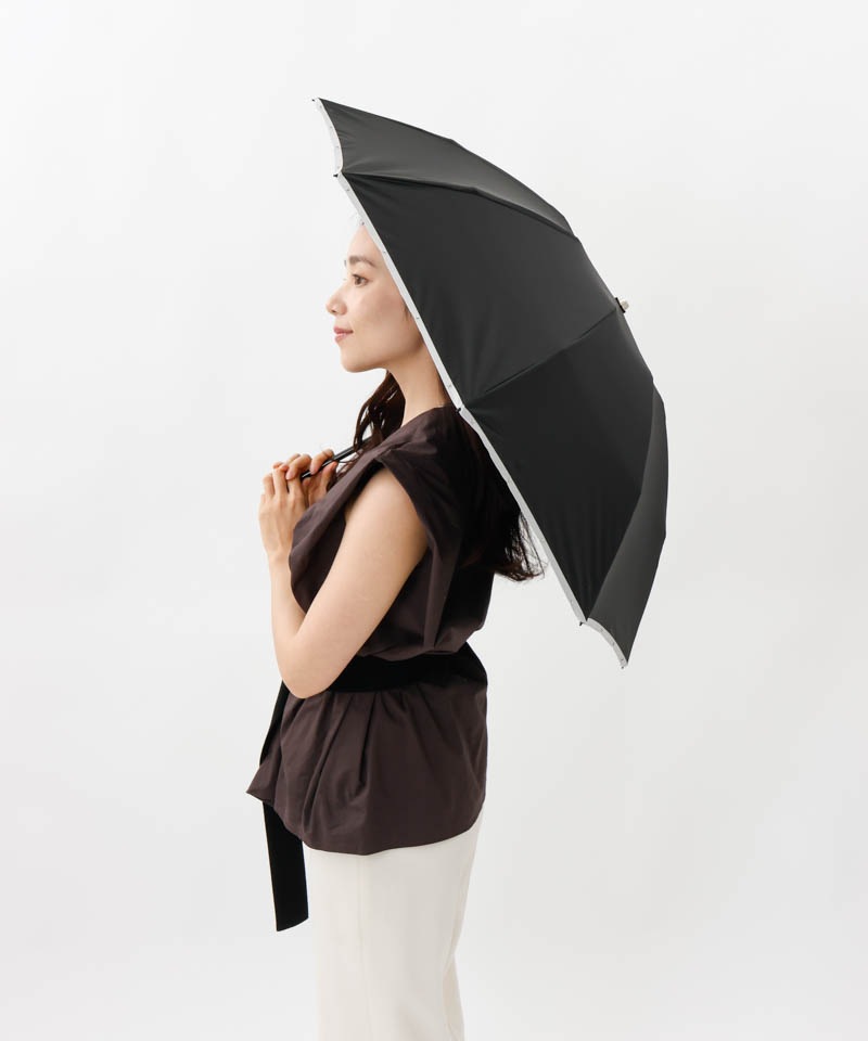 【 BLAO（ブラオ）】サマーシールド　スタッズ晴雨兼用傘(折りたたみ)