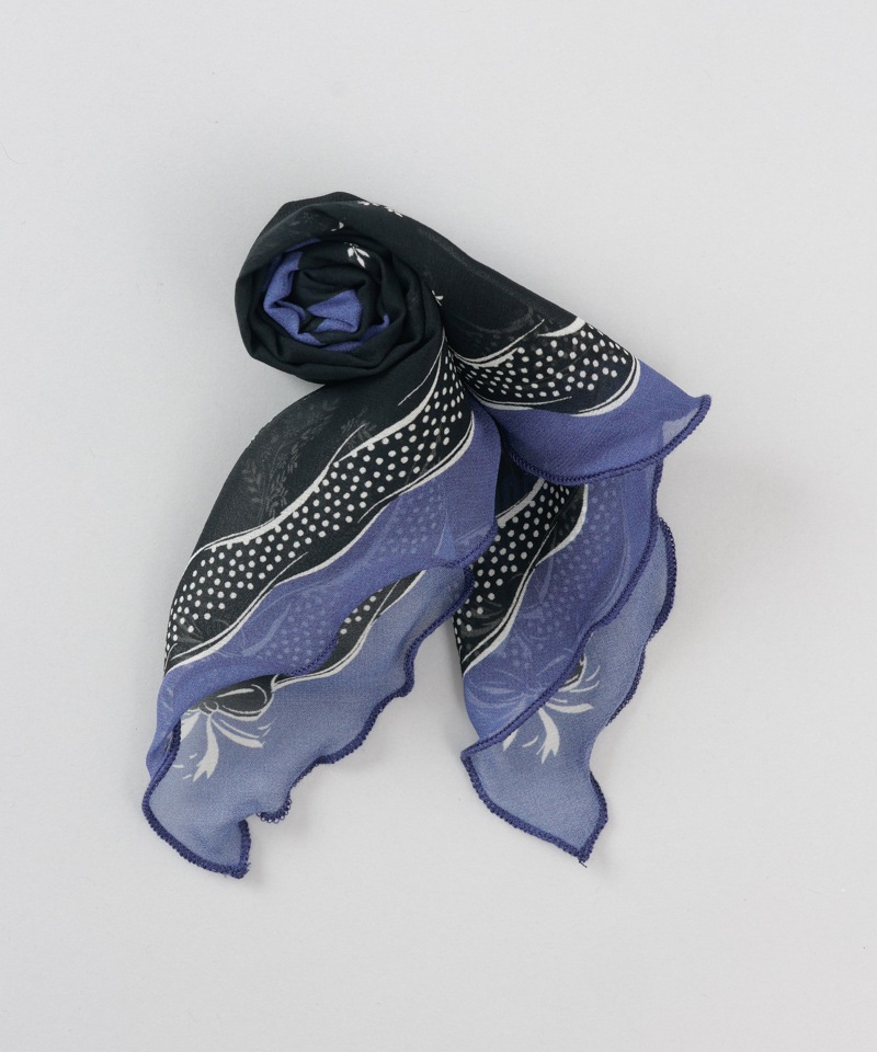 【 ANNA SUI（アナ スイ）】シルクメロープチスカーフ