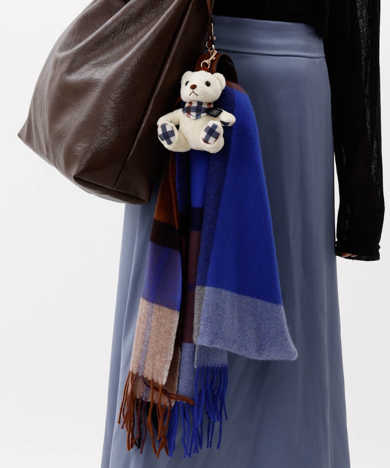 Aquascutum（アクアスキュータム）】ストール・マフラークリップ（くま