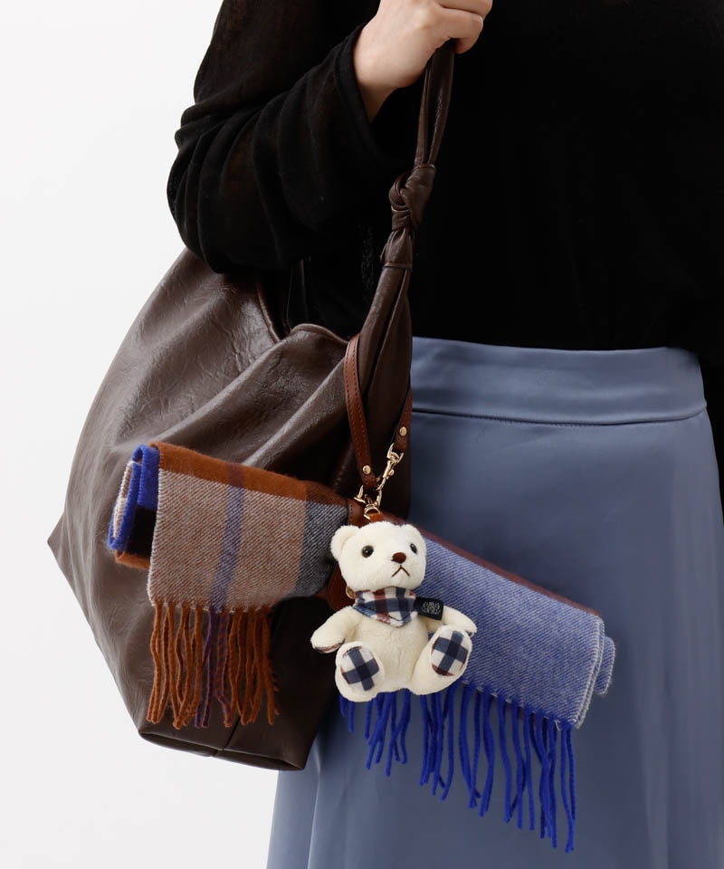 Aquascutum（アクアスキュータム）】ストール・マフラークリップ（くま