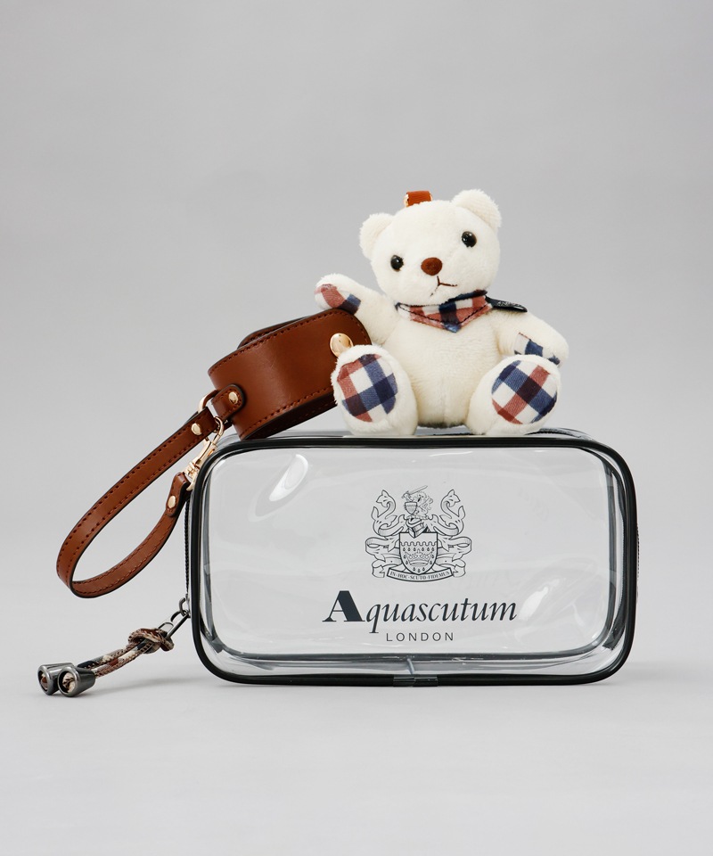 Aquascutum（アクアスキュータム）】ストール・マフラークリップ（くま