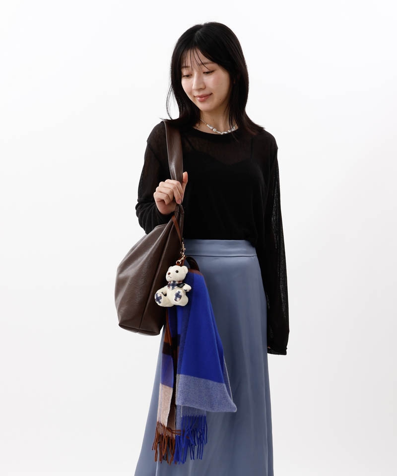 【 Aquascutum（アクアスキュータム）】ストール・マフラークリップ（くま）