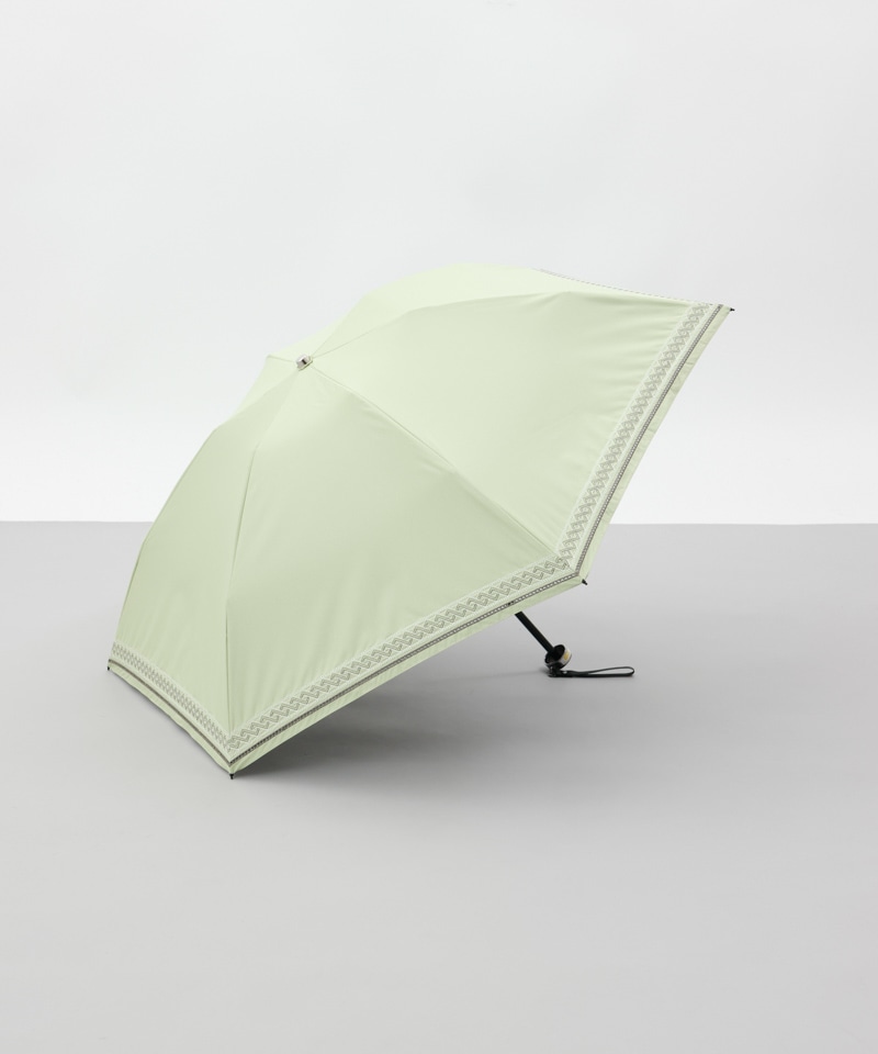 【 BLAO（ブラオ）】サマーシールド　刺しゅう晴雨兼用傘(折りたたみ傘)