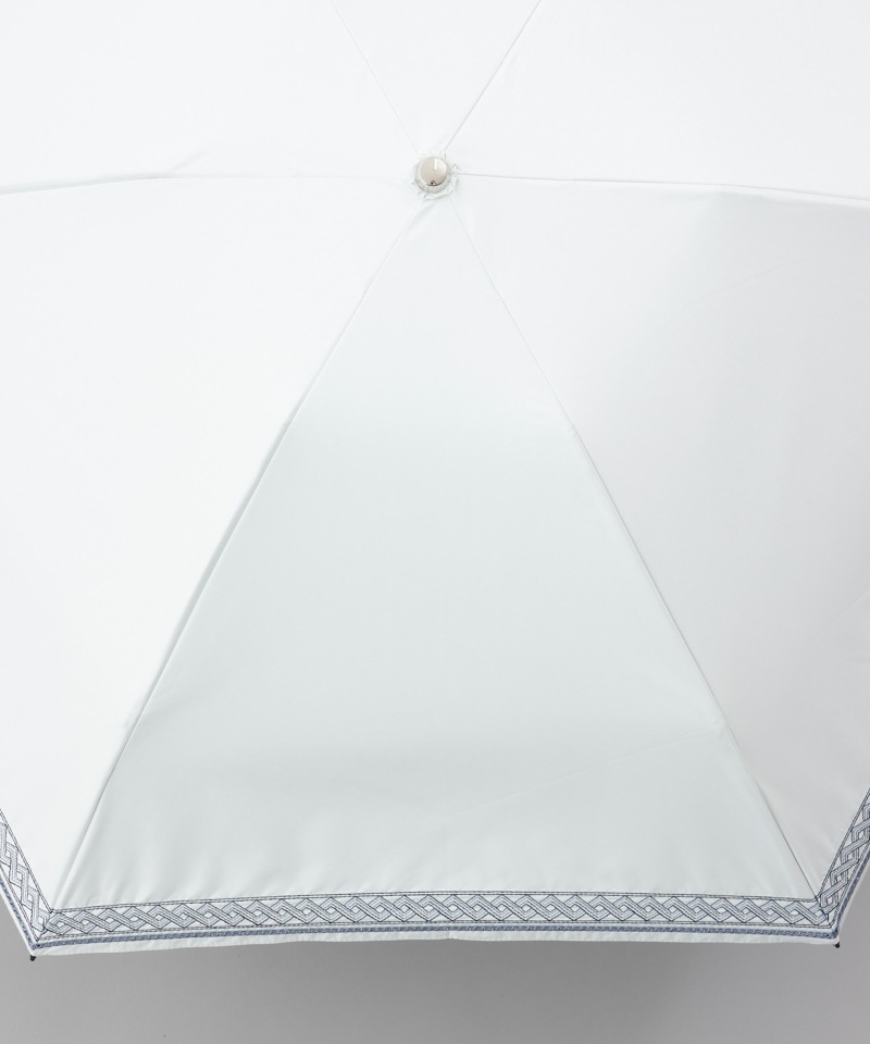 【 BLAO（ブラオ）】サマーシールド　刺しゅう晴雨兼用傘(折りたたみ傘)