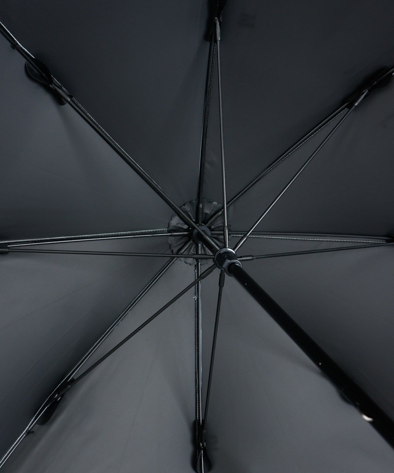 【Ungrid（アングリッド）】切継ぎロゴプリント晴雨兼用傘（長傘）
