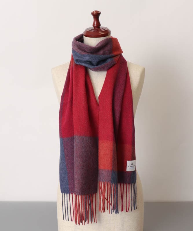 LANVIN en Bleu （ランバン オン ブルー）】カシミヤウールブロック