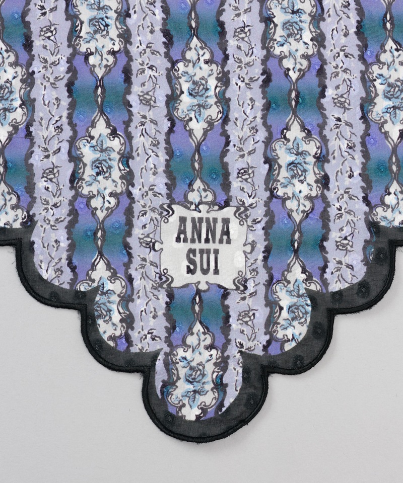 【 ANNA SUI（アナ スイ）】シルクレーヨンプチロングスカーフ